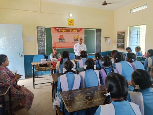 Motivational Seminar at Govt.High School,Dhanora