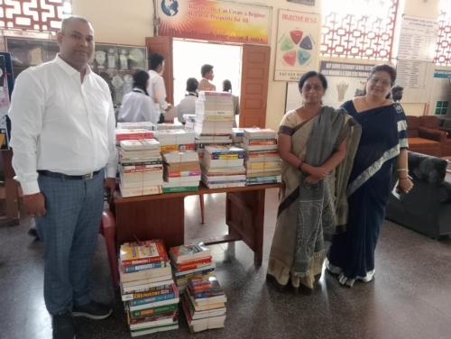 book distribution  in -BSP-Sec-7 School